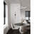 Modern Chrome LED Acrylic Chandelier-1371388936