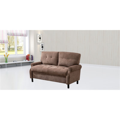 Navisha Fabric 55 in. Reception Loveseat