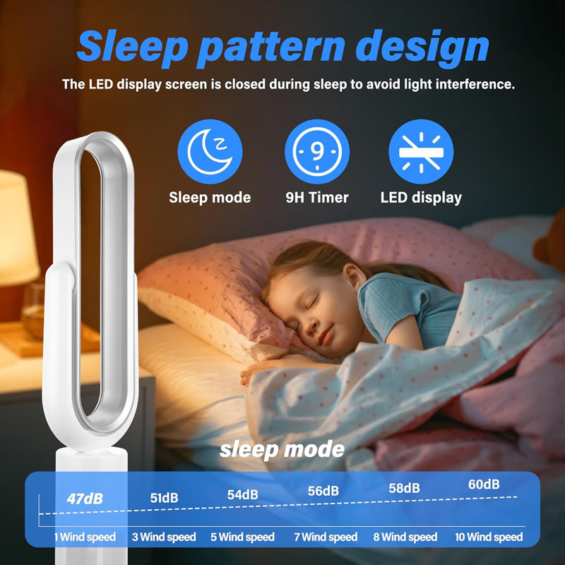 Simple Deluxe 43'' Tower Fan Fan