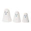 Dolomite 7 in. White Halloween Ghost Set of 3