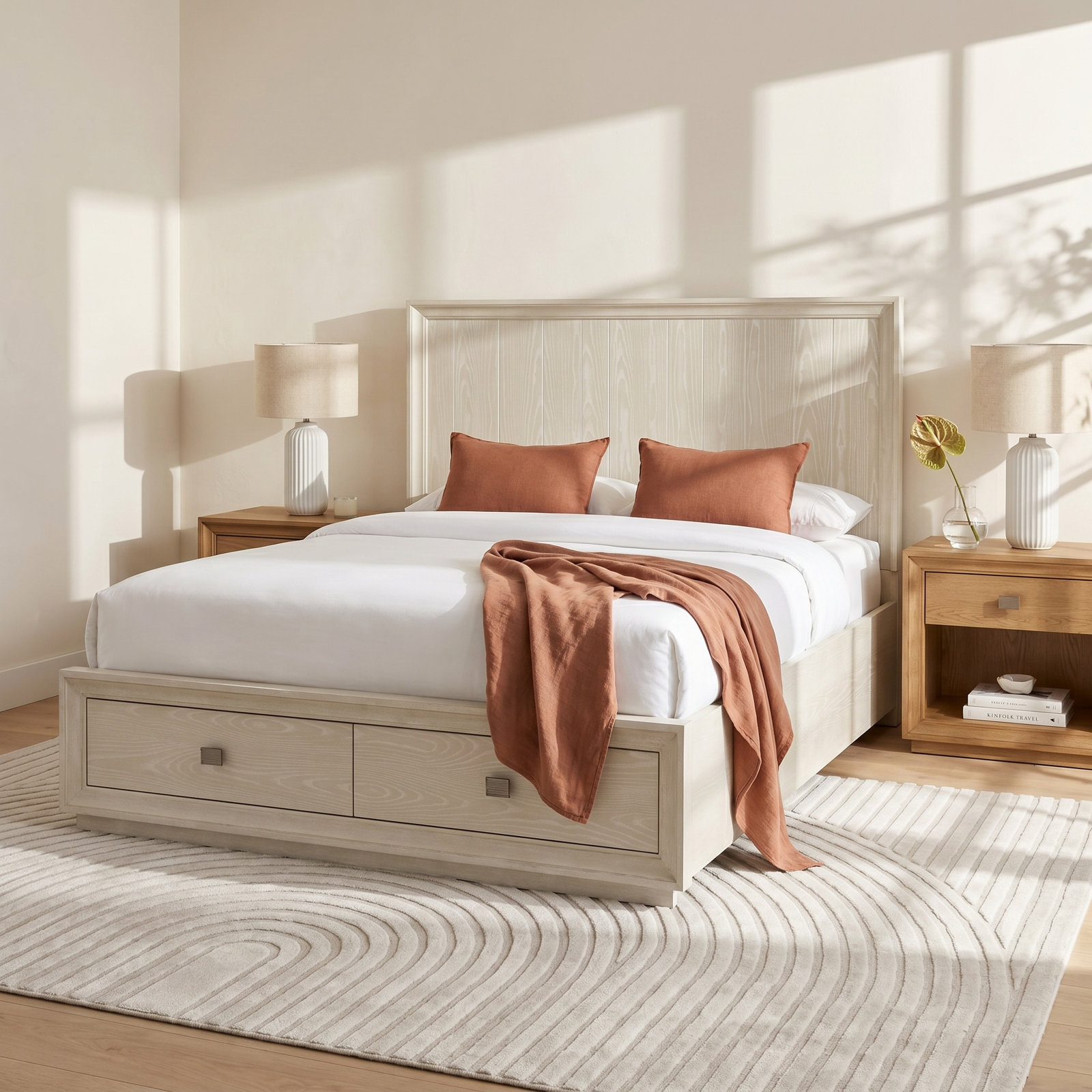 Oakes Storage Platform Bed, Queen