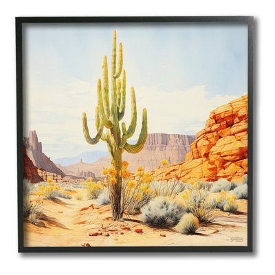 «Desert Canyon Mesa», estampe numérique par RB