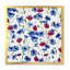 Fleurs bleues et rouges - Peinture sur toile-59710822-59710823