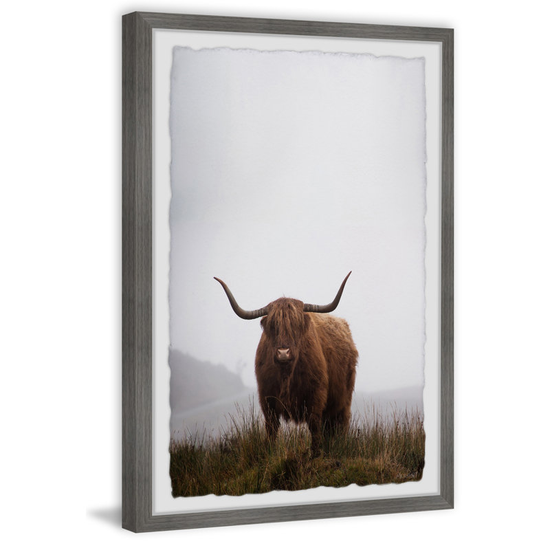 High Mountain Pasture - Single Picture Frame Print, 30cm H x 20cm W x 3.81cm D