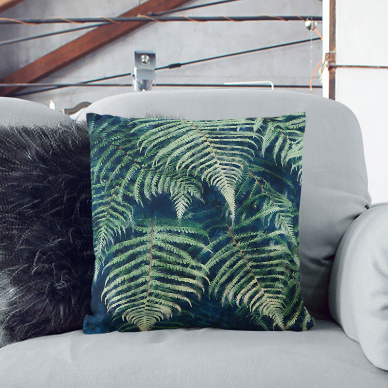 Floral Square Cushion, 55cm H x 55cm W x 20cm D