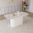 Chiho Dining Table with Thick Top & Vertical Striped Legs-114264812