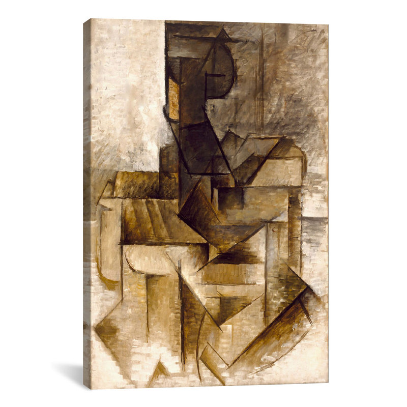" The Rower " by Pablo Picasso, Canvas, 40" H x 26" W x 1.5" D