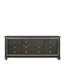 Commode à finition gris métallique-886834589