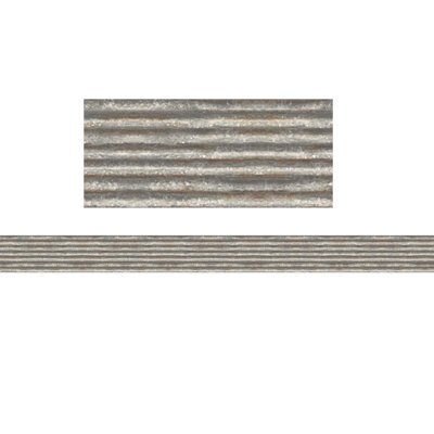 Bordure ondulée en métal