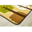 Tapis rectangulaire en nylon touffeté brun clair-82212861