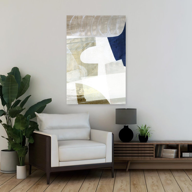 Art contemporain contemporain abstrait, H 36 po x l 24 po