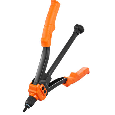 14 - Inch Rivet Nut , 7 Metric And Mandrels, 70 Assorted Nuts, Orange Color, Comfortable Efficient Riveting Tool, Nuts In Sizes, Lever Type De Riveting, Steel, Suitable For Small Projects