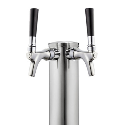 Kegco Stainless Steel Outdoor Dual Tap Conversion Kit with