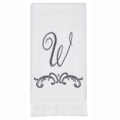 Avanti Linens Scroll Mono Fingertip Towel W
