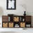 Natural Water Hyacinth Foldable Wicker Baskets - 4 Pack With Handles For Storage And Organization