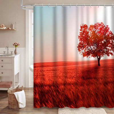 Magnifique rideau de douche avec 12 crochets