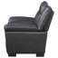 Fauteuil d'appoint rembourré rembourré Krista - gris-24440804