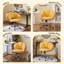 Chaise de bureau rembourrée Boucle-1180046010
