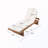 Outdoor Reclining Lounge Chair With Cushion