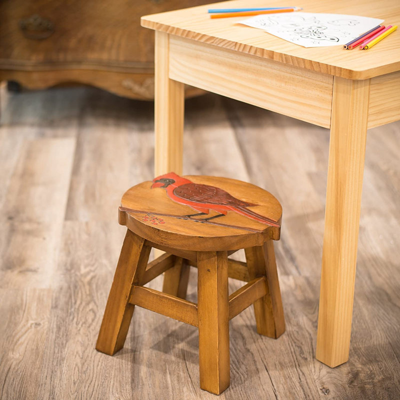 Eva-Jo Red Cardinal Step Stool