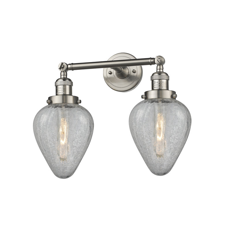 Shauna 2 - Light Dimmable Vanity Light, Brushed Satin Nickel
