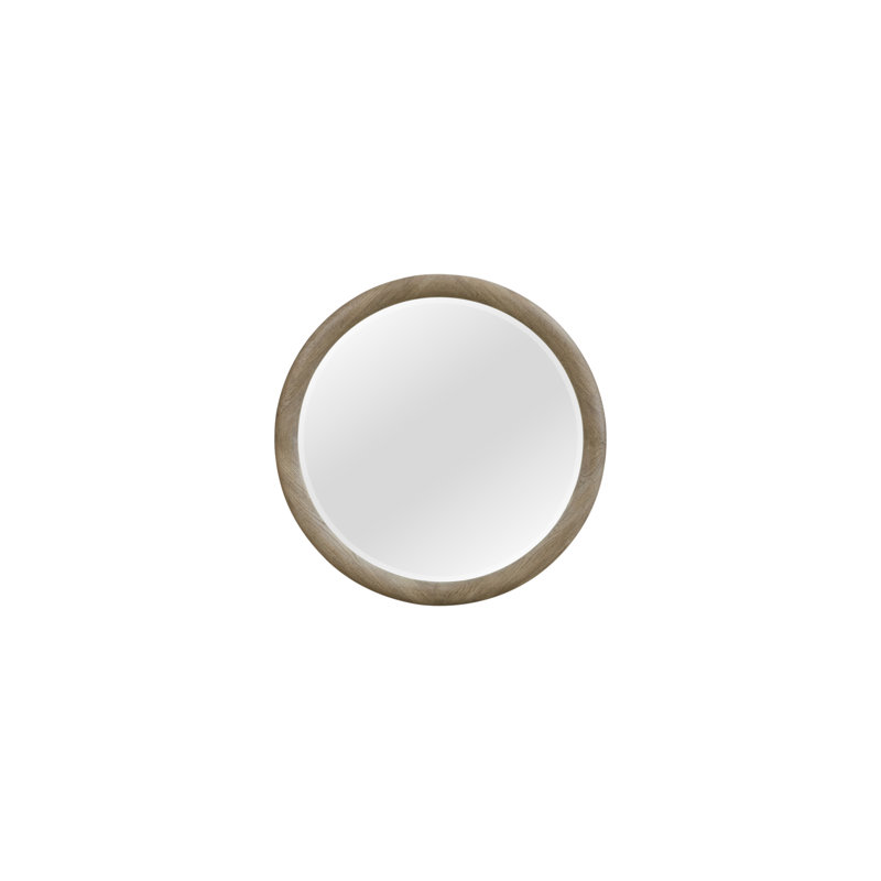 Miroir rond English Oak
