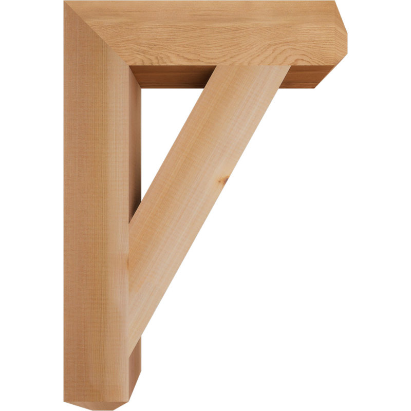 Support pour artisan traditionnel, H 26 po x l 3,5 po x P 18 po, Cèdre rouge de l'Ouest (lisse)