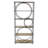 Metal Circle Storage Black Shelving Unit with Black Metal Frame