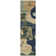 Machine Washable Indoor/Outdoor Xhevrie Navy Rug