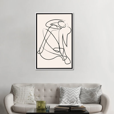 " Deconstructed Lines Figure Natural " by Mambo Art Studio