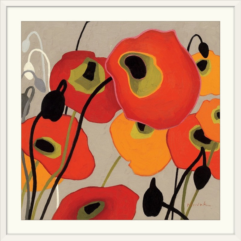 « ii » par shirley novak, reproduction d’art Mango Tango, H 30 po x l 30 po x P 1,5 po, Toile