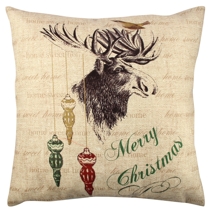 Premium Washable Cushion, 17.0 x 17.0 Inches, 50% Cotton / 50% Polyester, Silicone Filling, Concealed Zip | Soft, Comfortable & Ironable | Perfect for Home Decor, Living Room & Bedroom Accents