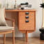 Bureau en bois de cerisier durable à trois tiroirs Exquis-894379616