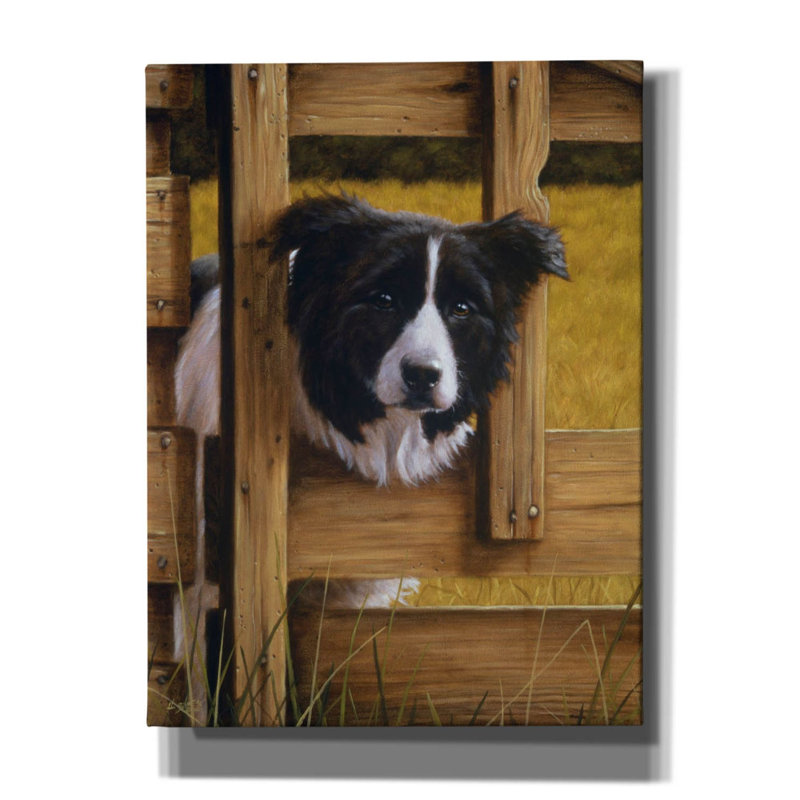 Darlleen sur toile, H 16 po x l 12 po