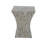 Okehampt Mother of Pearl Shell Handmade Hourglass Shaped Side End Accent Table