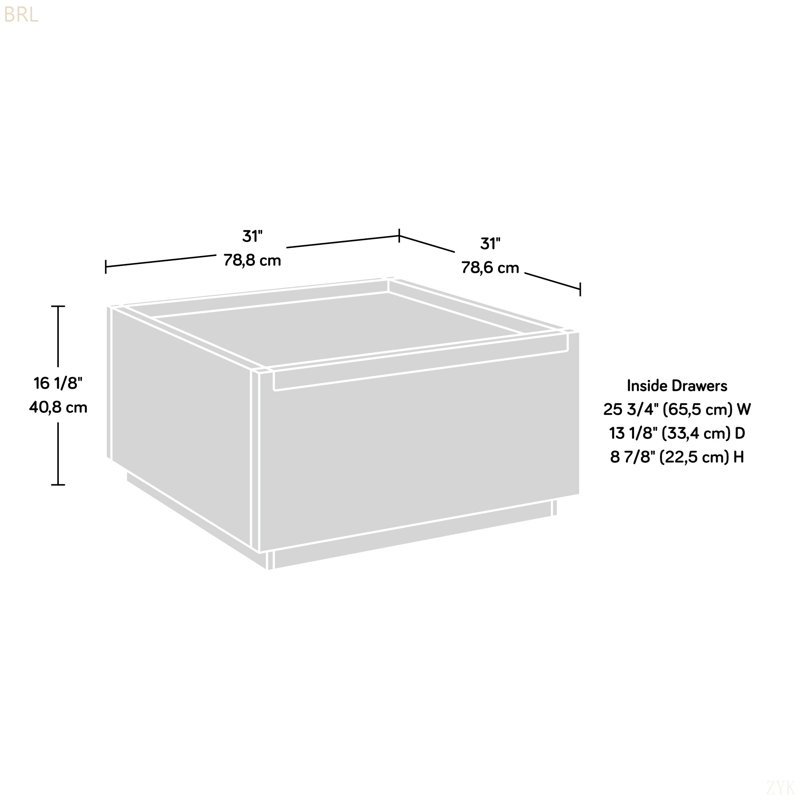 Coffee Table, Dark Brown Finish, Dark Brown