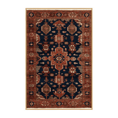 Tapis brun lavable à la machine