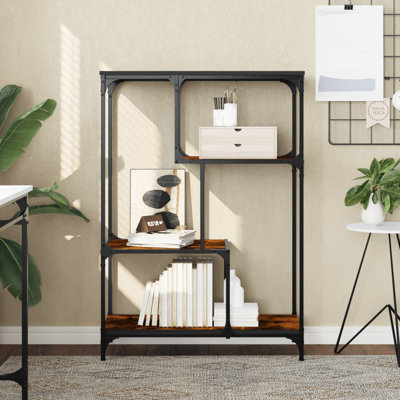 Alfort 115 cm H x 81 cm W Steel Geometric Bookcase