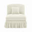 Armless Sofa Chenille W/1 Pillow-1173418221