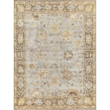 Antique Weave Oushak Wool Oriental Area Rug
