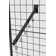 4PK 16" Metal Gridwall Waterfall Hook Bracket with 5 J-Hooks
