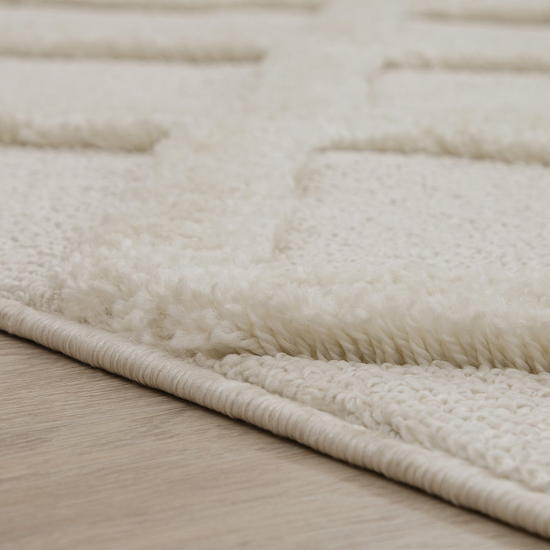 Rectangular Latshaw Geometric Area Rug, Rectangle 230cm x 330cm