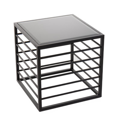 Aiki Glass Top End Table