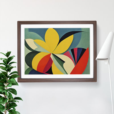 Abstract Daffodil Flowers Vol.1 - Framed Print