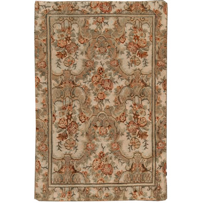 Hand-Knotted High-Quality Beige Area Rug