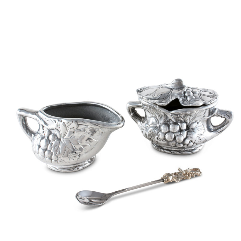 Grape Sugar And Creamer Set