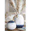 Lave Home Shoulder vase, 6 x 6 x 8.5 in, Bleu