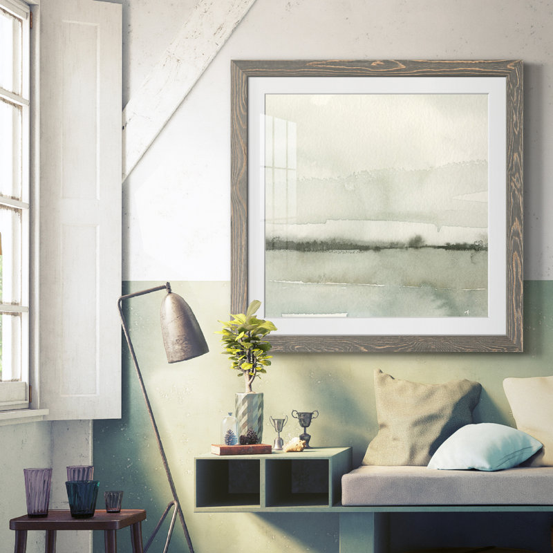 Winter Reflections I-Premium, reproduction encadrée - prête à être accrochée, Encadré gris, H 24 po x l 24 po x P 1 po