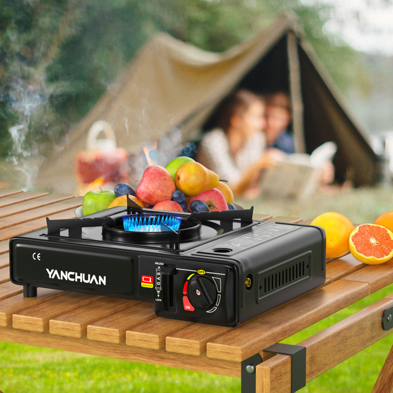 Portable Butane/Liquefied Gas Tank Dual Purpose Camping Stove
