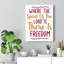 There Is Freedom - Wrapped Canvas Print-1079417474